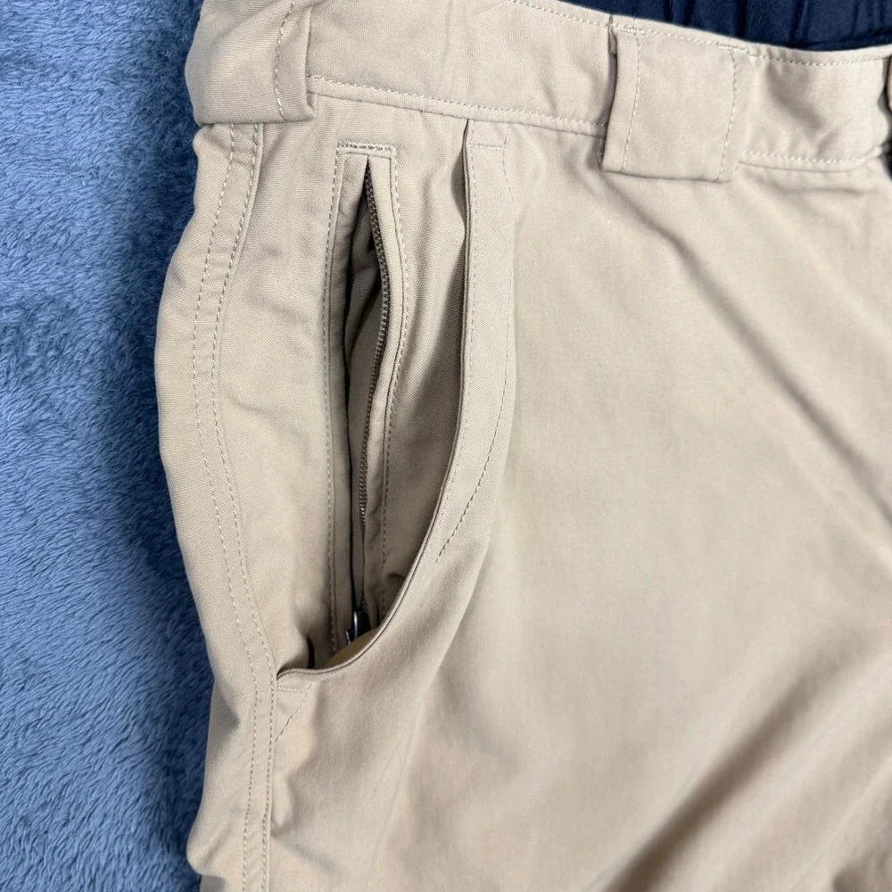 Duluth Trading Co. Women's XL‎ Nylon Hiking Shorts Tan Outdoor Casual